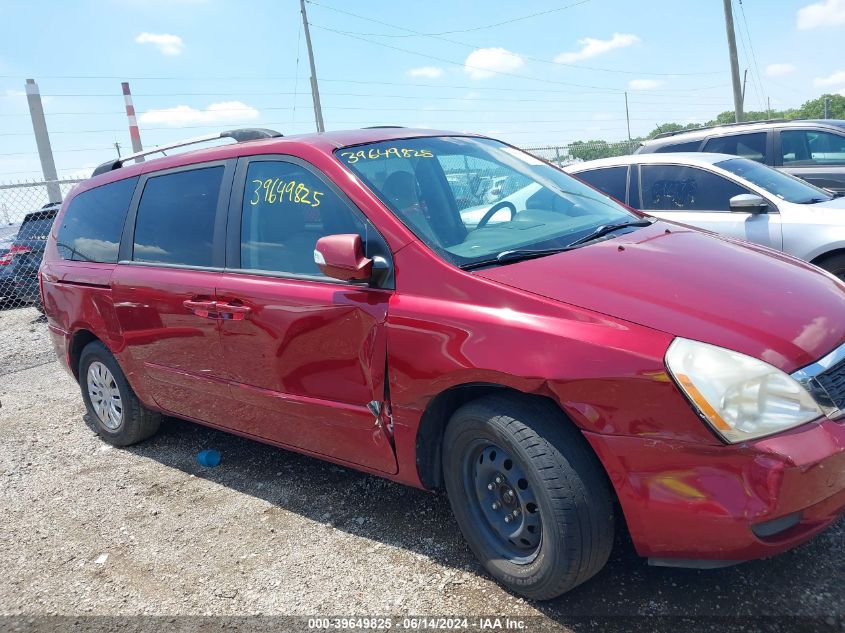 2011 Kia Sedona Lx VIN: KNDMG4C72B6364644 Lot: 39649825