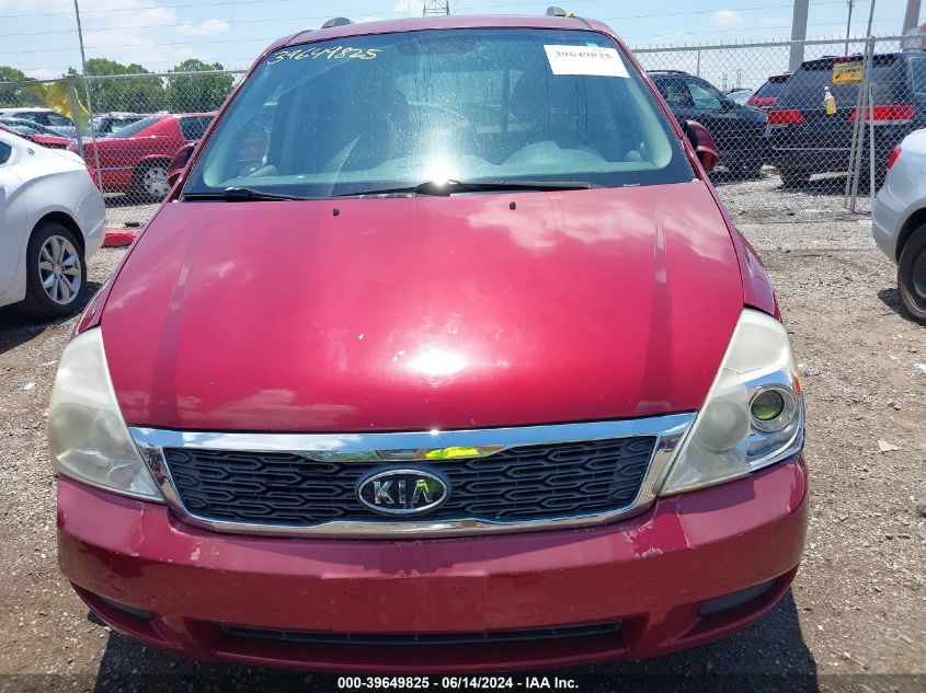 2011 Kia Sedona Lx VIN: KNDMG4C72B6364644 Lot: 39649825