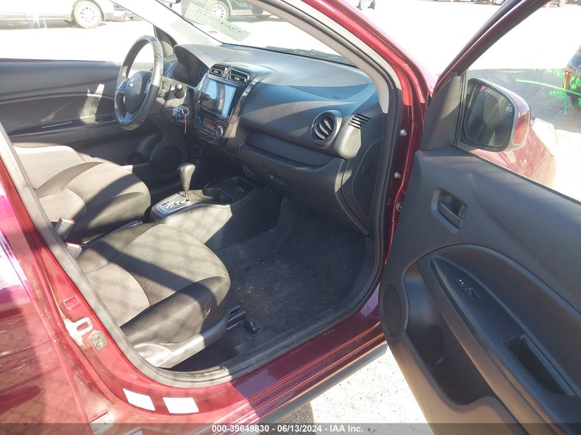 VIN ML32AUHJXMH010801 2021 MITSUBISHI MIRAGE CARBONITE EDITION/ES/LE