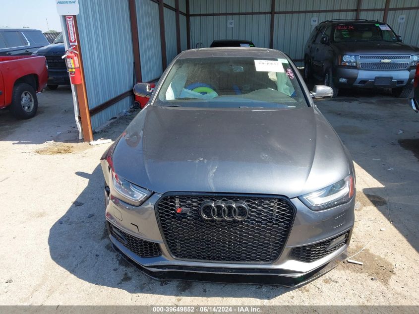 2015 Audi S4 3.0T Premium Plus VIN: WAUBGAFL5FA092007 Lot: 39649852