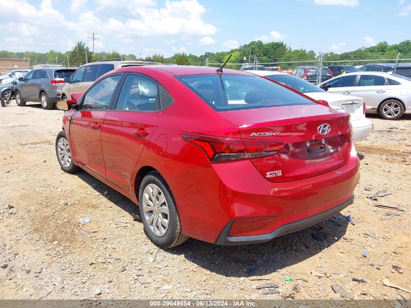 2020 Hyundai Accent Se VIN: 3KPC24A66LE095841 Lot: 39649854