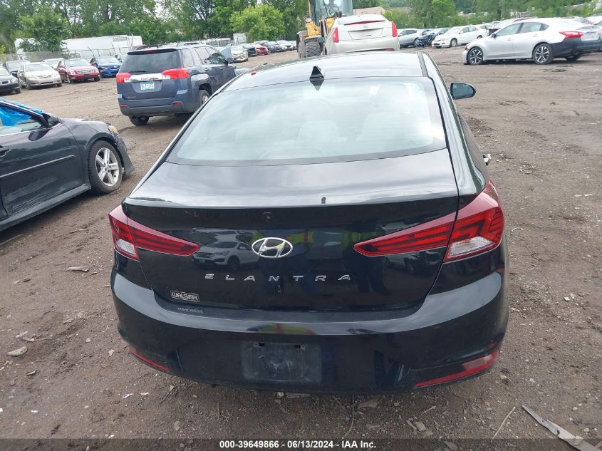 2019 Hyundai Elantra Sel VIN: KMHD84LF9KU730319 Lot: 39649866