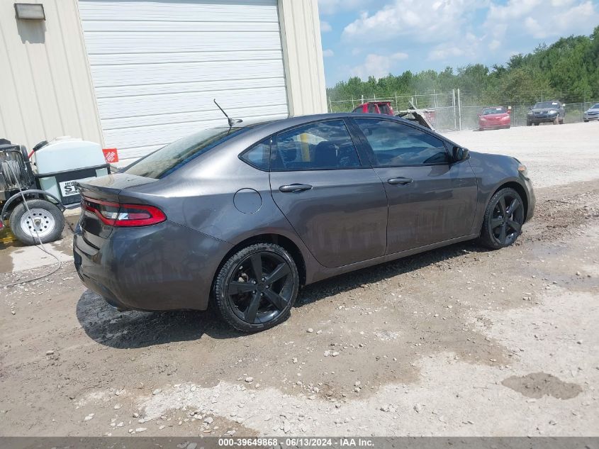 2015 Dodge Dart Sxt VIN: 1C3CDFBB1FD310957 Lot: 39649868