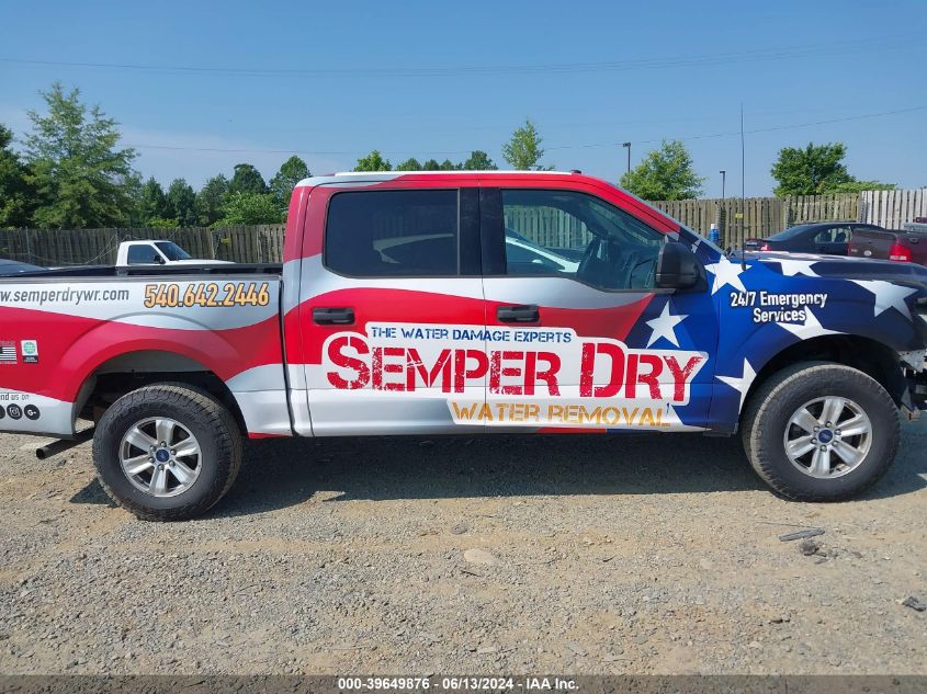 2017 Ford F-150 Xlt VIN: 1FTEW1E88HFB90034 Lot: 39649876