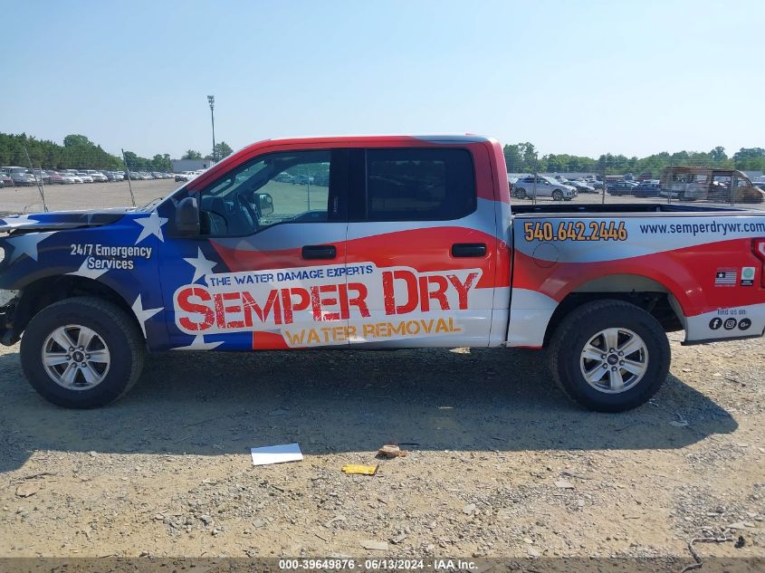 2017 Ford F-150 Xlt VIN: 1FTEW1E88HFB90034 Lot: 39649876