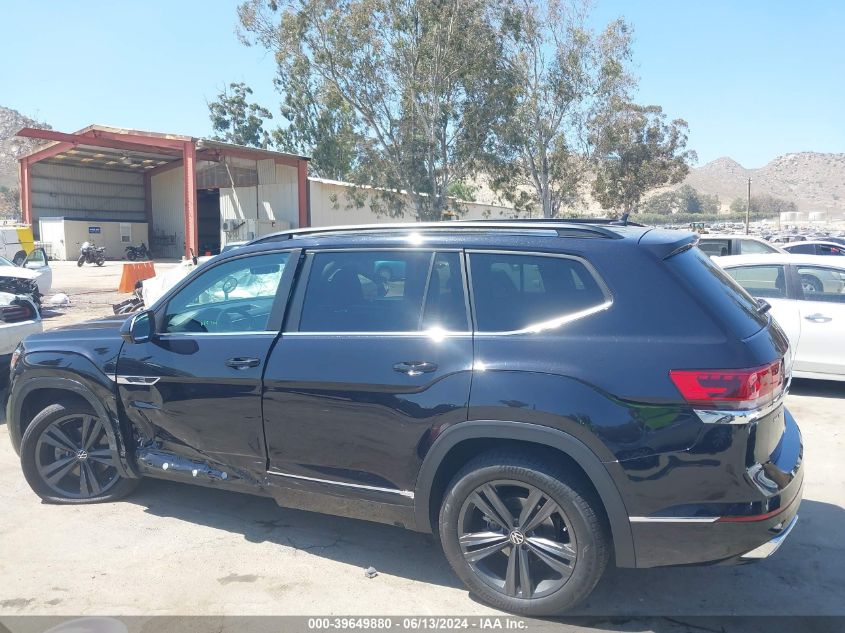 2021 Volkswagen Atlas 3.6L V6 Se W/Technology R-Line VIN: 1V2PR2CA3MC528686 Lot: 39649880