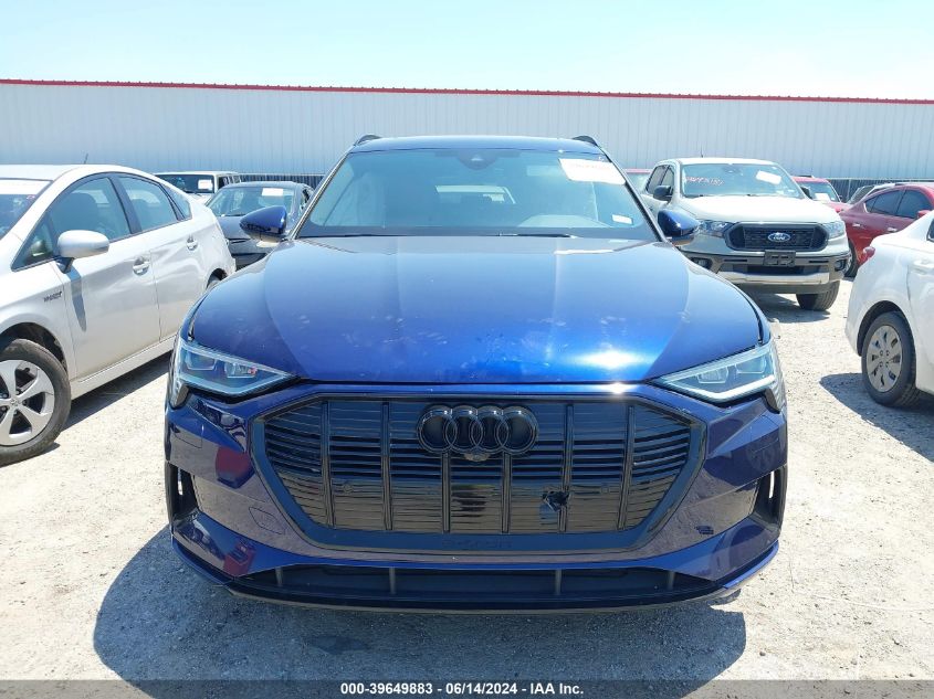 2022 Audi E-Tron Premium Quattro VIN: WA1AAAGE9NB037899 Lot: 39649883