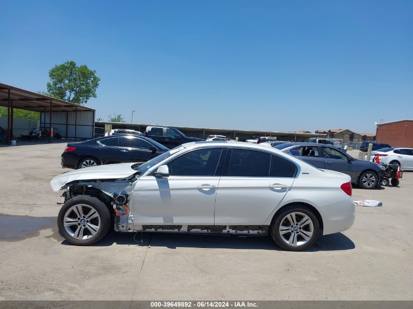 2017 BMW 330E Iperformance VIN: WBA8E1C38HA158766 Lot: 39649892