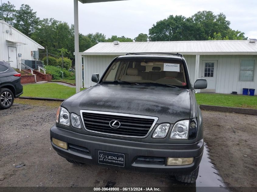 2000 Lexus Lx 470 470 VIN: JT6HT00WXY0122558 Lot: 39649900