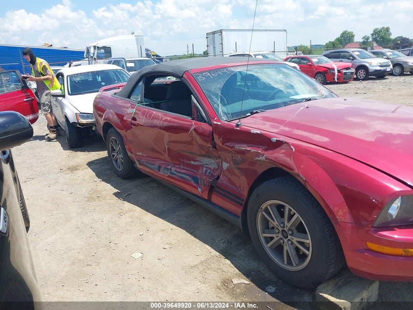 2005 Ford Mustang VIN: 1ZVFT84N955188241 Lot: 39649920