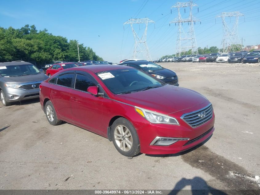 2015 HYUNDAI SONATA SE - 5NPE24AFYFH177589