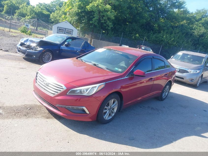 2015 Hyundai Sonata Se VIN: 5NPE24AFYFH177589 Lot: 39649974