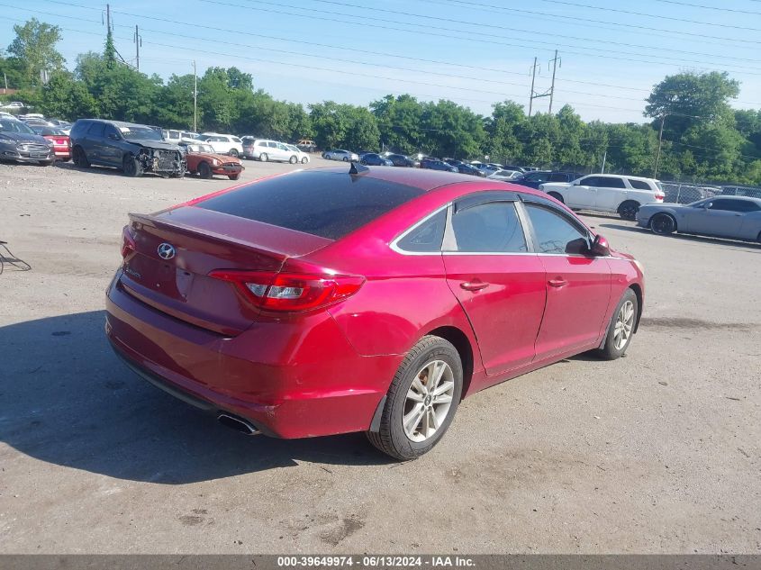 2015 Hyundai Sonata Se VIN: 5NPE24AFYFH177589 Lot: 39649974