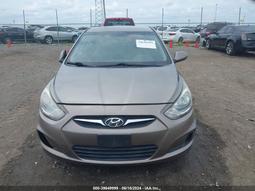 2012 Hyundai Accent Gs VIN: KMHCT5AE2CU003227 Lot: 39649999