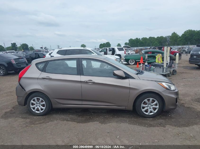 2012 Hyundai Accent Gs VIN: KMHCT5AE2CU003227 Lot: 39649999