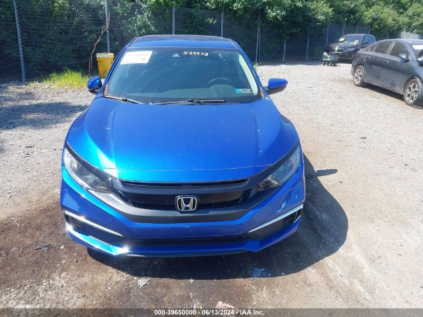 2019 Honda Civic Lx VIN: 2HGFC2F66KH579973 Lot: 39650000