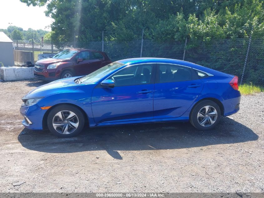 2019 Honda Civic Lx VIN: 2HGFC2F66KH579973 Lot: 39650000