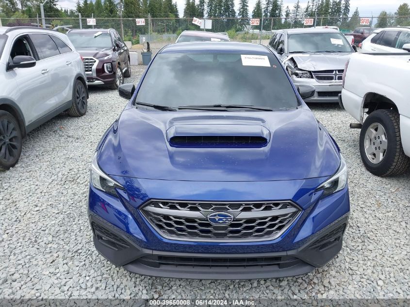 2022 Subaru Wrx Premium VIN: JF1VBAF6XN9011856 Lot: 39650008