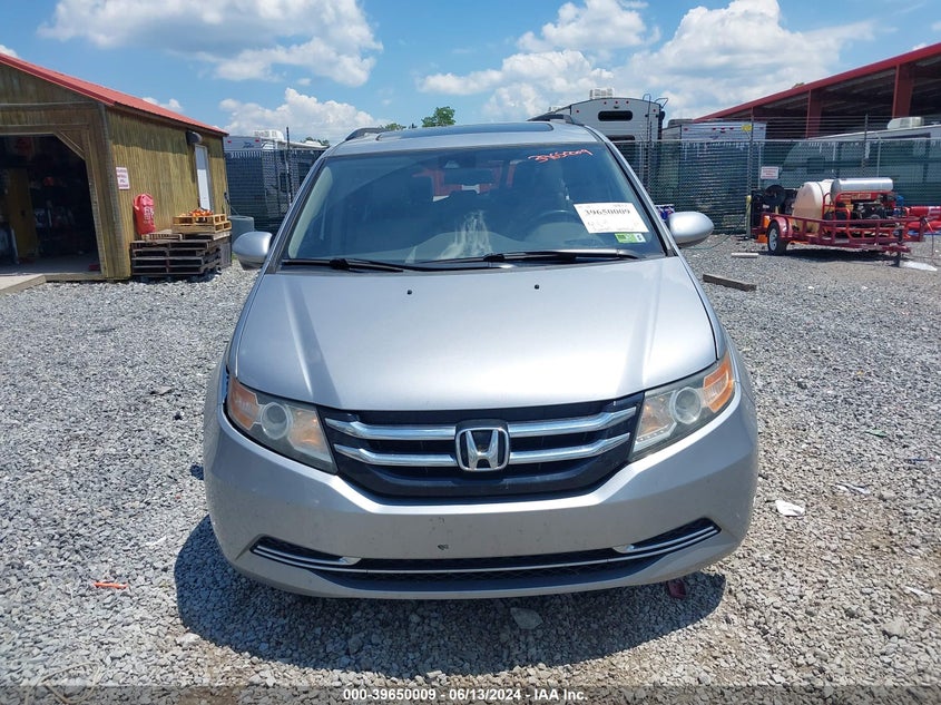 2016 Honda Odyssey Ex-L VIN: 5FNRL5H65GB103916 Lot: 39650009