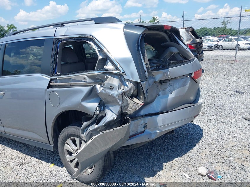 2016 Honda Odyssey Ex-L VIN: 5FNRL5H65GB103916 Lot: 39650009