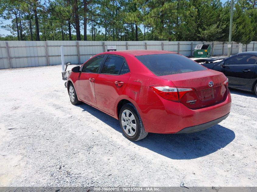 2014 Toyota Corolla Le VIN: 2T1BURHEXEC128924 Lot: 39650010