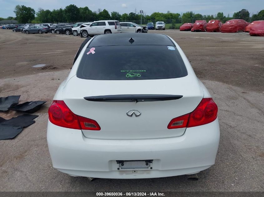 2011 Infiniti G37 Journey VIN: JN1CV6AP1BM507002 Lot: 39650036