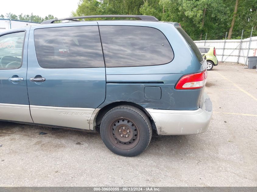 2002 Toyota Sienna Ce VIN: 4T3ZF19C12U432913 Lot: 39650055