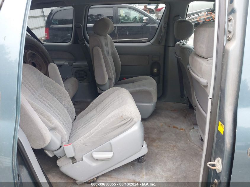 2002 Toyota Sienna Ce VIN: 4T3ZF19C12U432913 Lot: 39650055