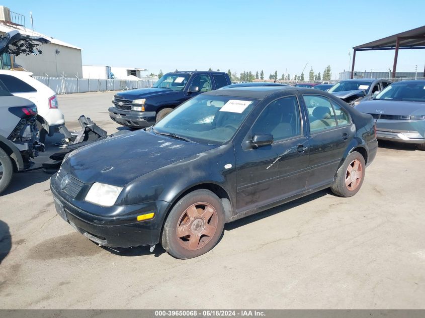 2001 Volkswagen Jetta Gls VIN: 3VWSK69M41M125655 Lot: 39650068