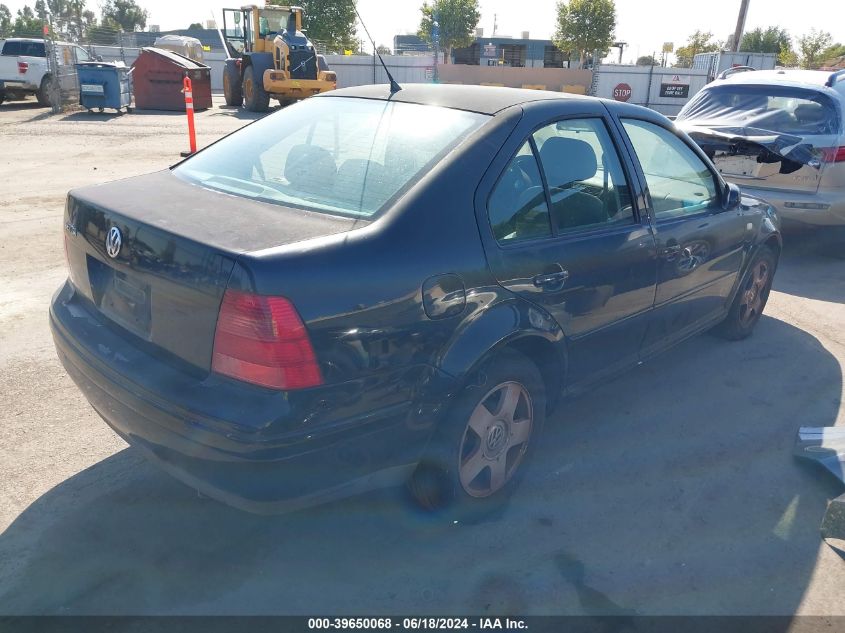 2001 Volkswagen Jetta Gls VIN: 3VWSK69M41M125655 Lot: 39650068