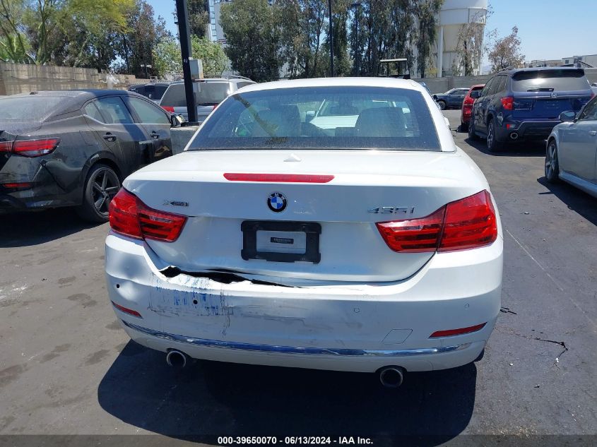 2015 BMW 435I xDrive VIN: WBA3T7C5XF5A37055 Lot: 39650070