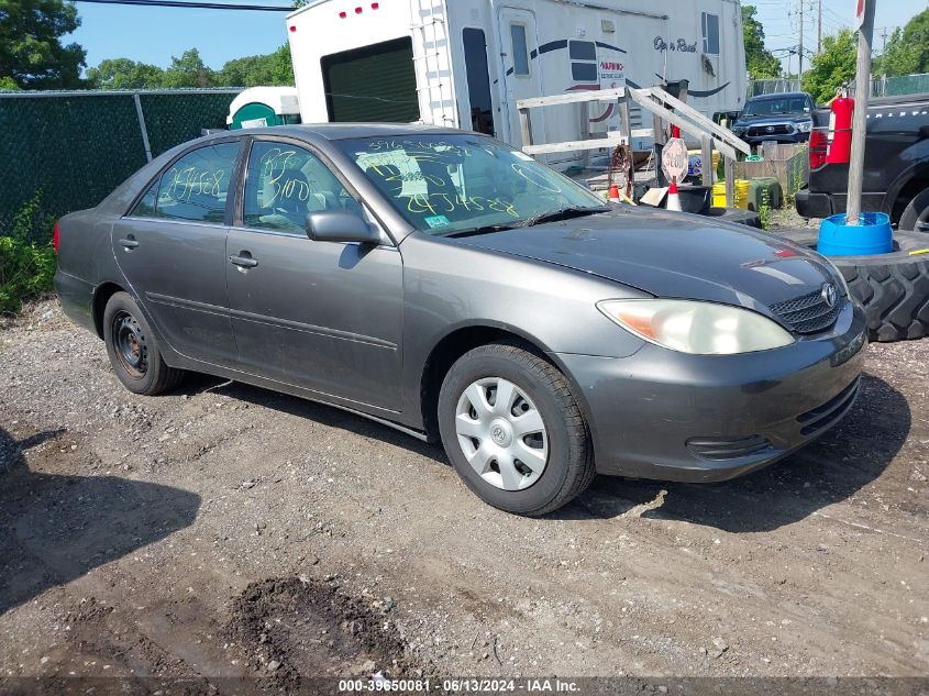 2004 Toyota Camry Le VIN: 4T1BE32K54U832244 Lot: 39650081