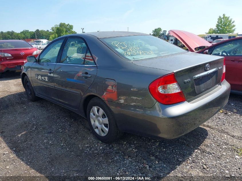 2004 Toyota Camry Le VIN: 4T1BE32K54U832244 Lot: 39650081