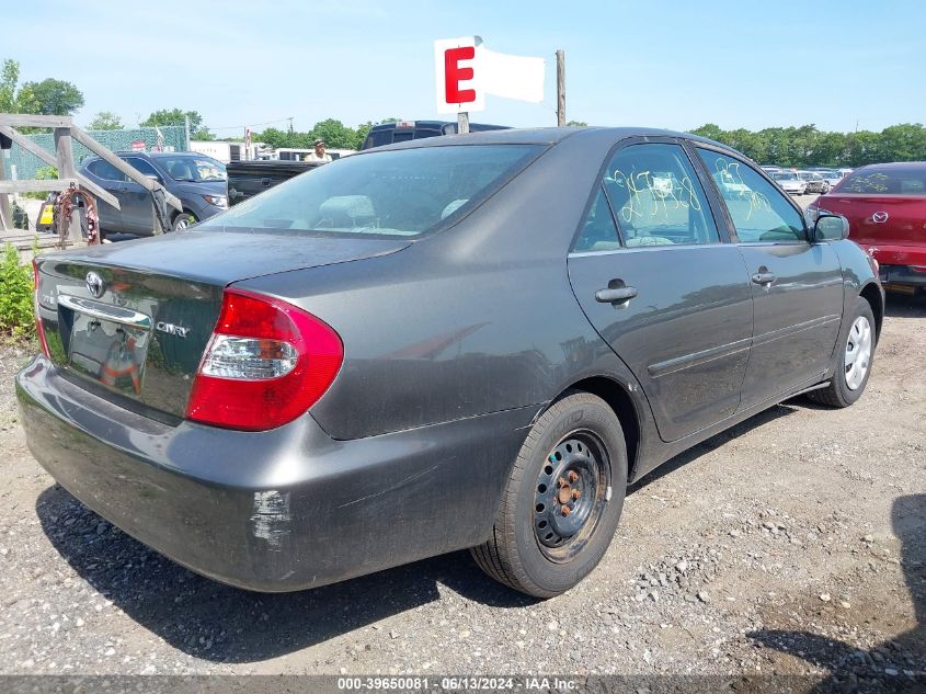 2004 Toyota Camry Le VIN: 4T1BE32K54U832244 Lot: 39650081