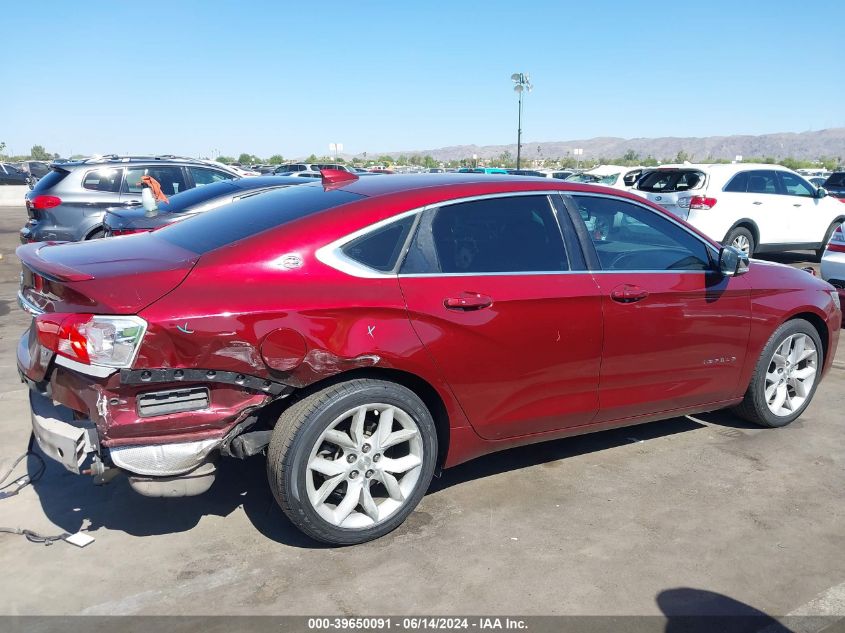 2016 Chevrolet Impala 2Lt VIN: 2G1115S37G9200744 Lot: 39650091