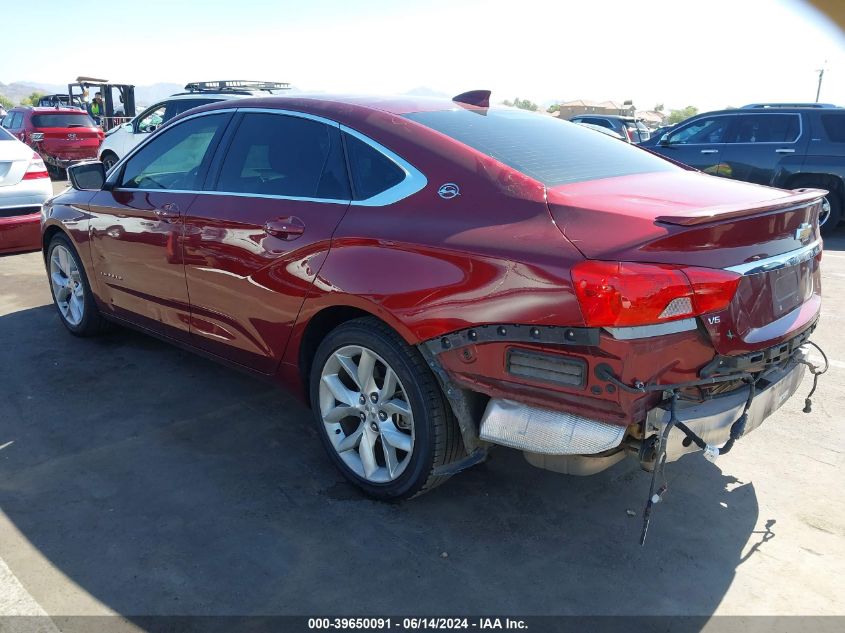 2016 Chevrolet Impala 2Lt VIN: 2G1115S37G9200744 Lot: 39650091