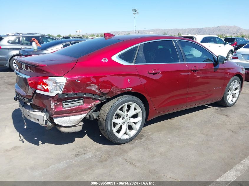 2016 Chevrolet Impala 2Lt VIN: 2G1115S37G9200744 Lot: 39650091