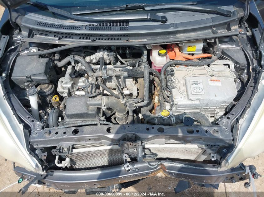 2012 Toyota Prius C Four VIN: JTDKDTB39C1001104 Lot: 39650099