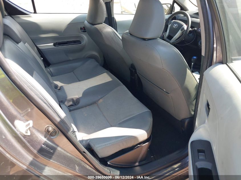 2012 Toyota Prius C Four VIN: JTDKDTB39C1001104 Lot: 39650099