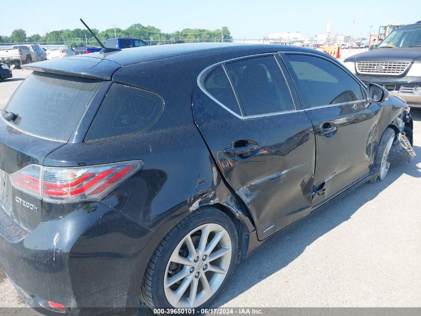 2013 Lexus Ct 200H VIN: JTHKD5BH2D2146082 Lot: 39650101
