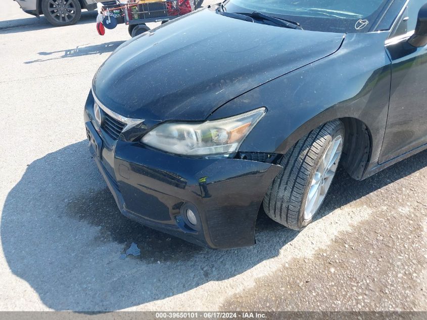 2013 Lexus Ct 200H VIN: JTHKD5BH2D2146082 Lot: 39650101