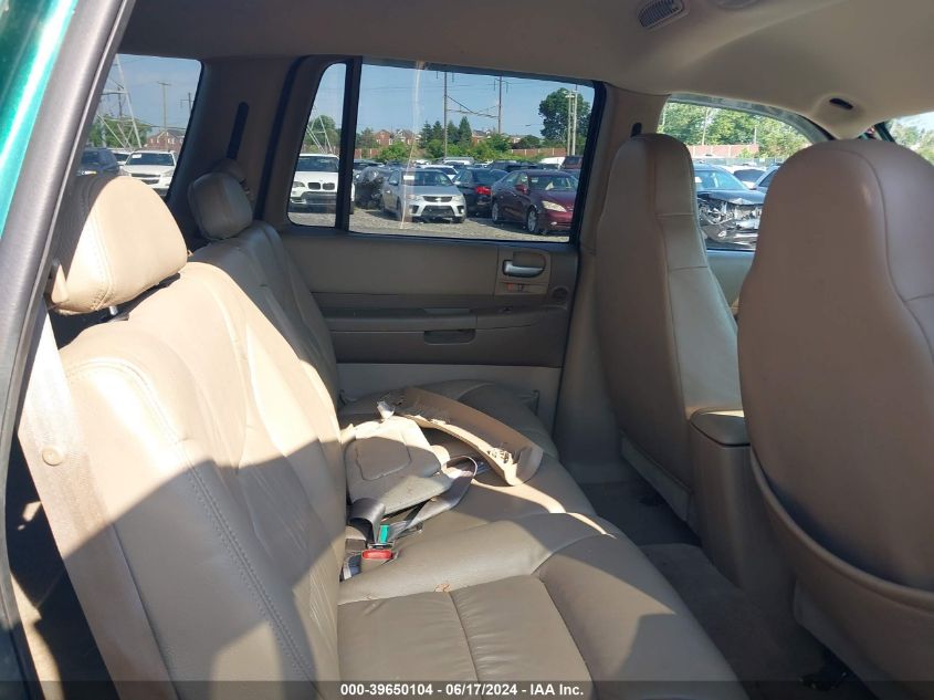 2003 Dodge Durango Slt Plus VIN: 1D4HS58N83F518002 Lot: 39650104