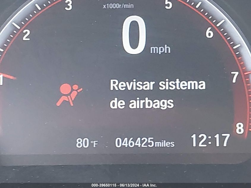 2020 Honda Civic Sport VIN: 2HGFC2F88LH525903 Lot: 39650115