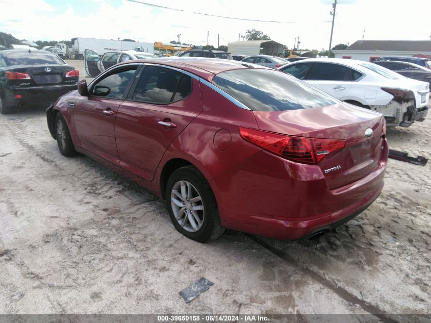 2013 Kia Optima Lx VIN: 5XXGM4A72DG240841 Lot: 39650158