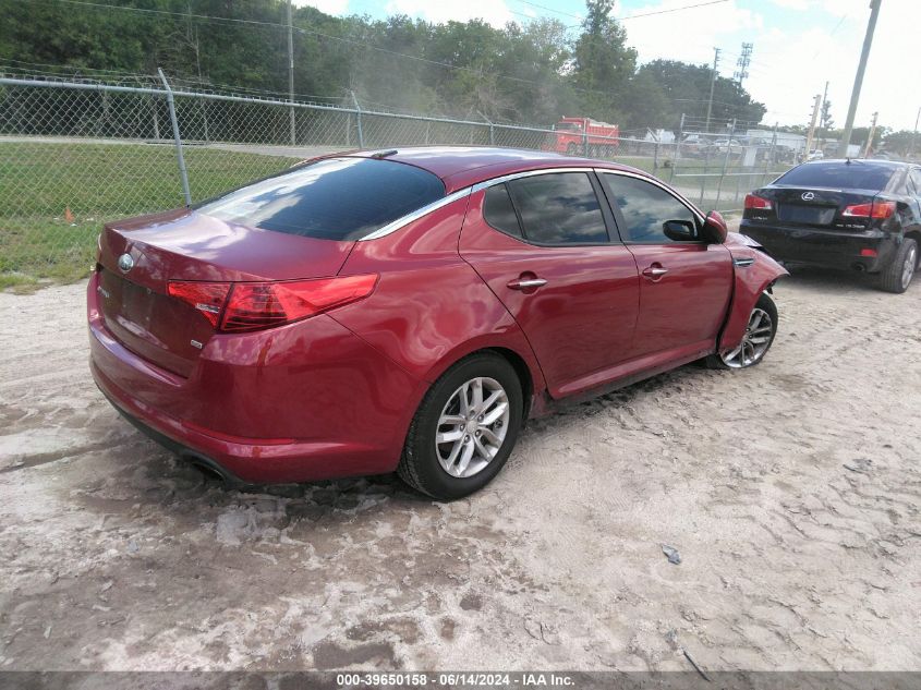 2013 Kia Optima Lx VIN: 5XXGM4A72DG240841 Lot: 39650158