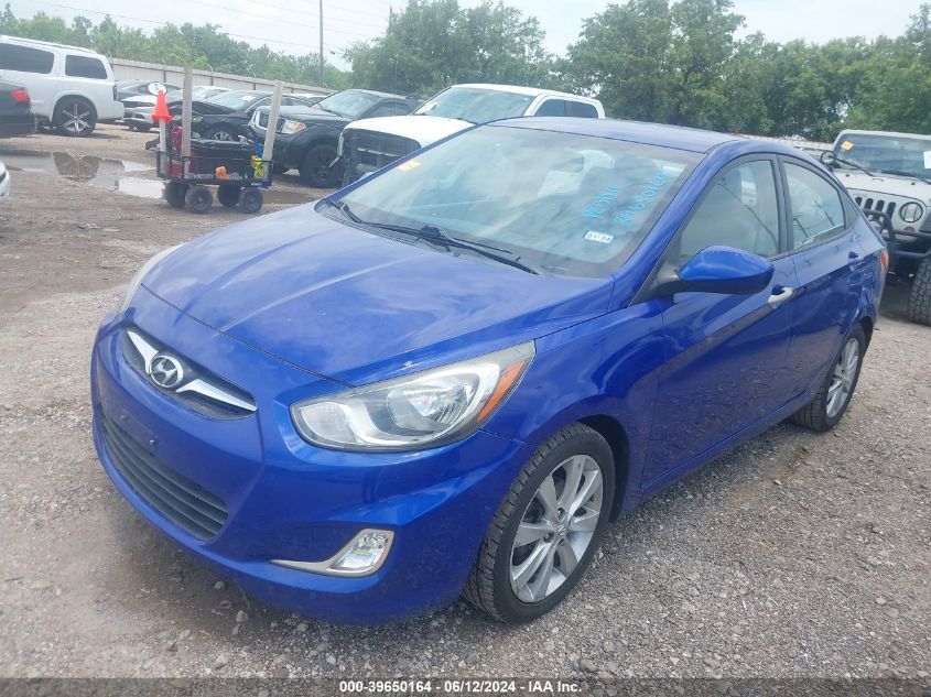 2013 Hyundai Accent Gls VIN: KMHCU4AE5DU378375 Lot: 39650164