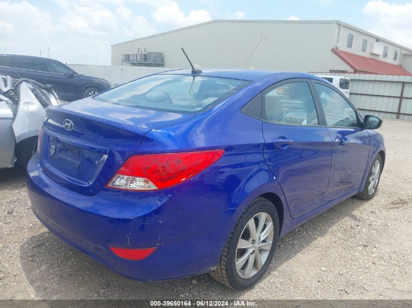 2013 Hyundai Accent Gls VIN: KMHCU4AE5DU378375 Lot: 39650164