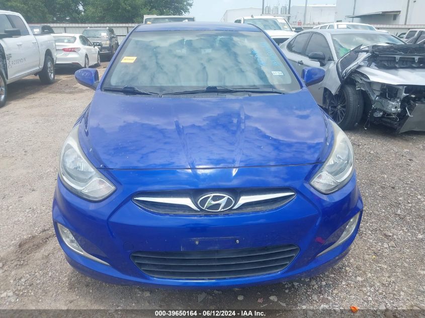 2013 Hyundai Accent Gls VIN: KMHCU4AE5DU378375 Lot: 39650164