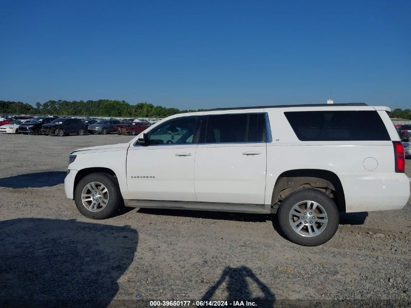 2015 Chevrolet Suburban 1500 Lt VIN: 1GNSCJKC3FR306876 Lot: 39650177