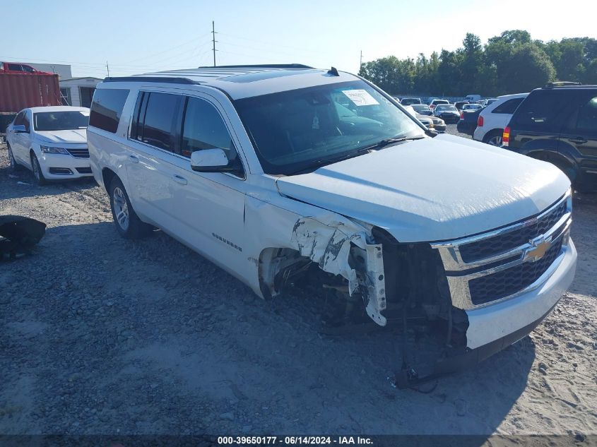 2015 Chevrolet Suburban 1500 Lt VIN: 1GNSCJKC3FR306876 Lot: 39650177